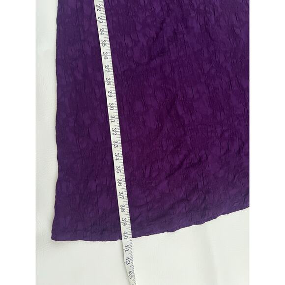 Teddi vintage embroidered dress M/L Purple tunic grunge boho Witchy - Picture 3 of 5